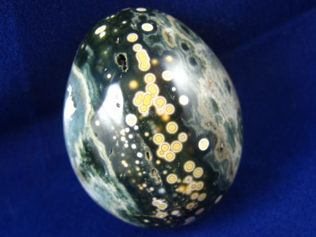 Ocean Jasper Egg  is very soothing and helps to love one's self as well as others 4781